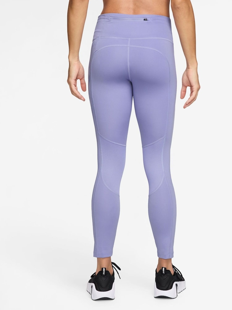 Nike Lilac Ice Fast Mid Rise 7/8 Leggings - Image 2 of 4