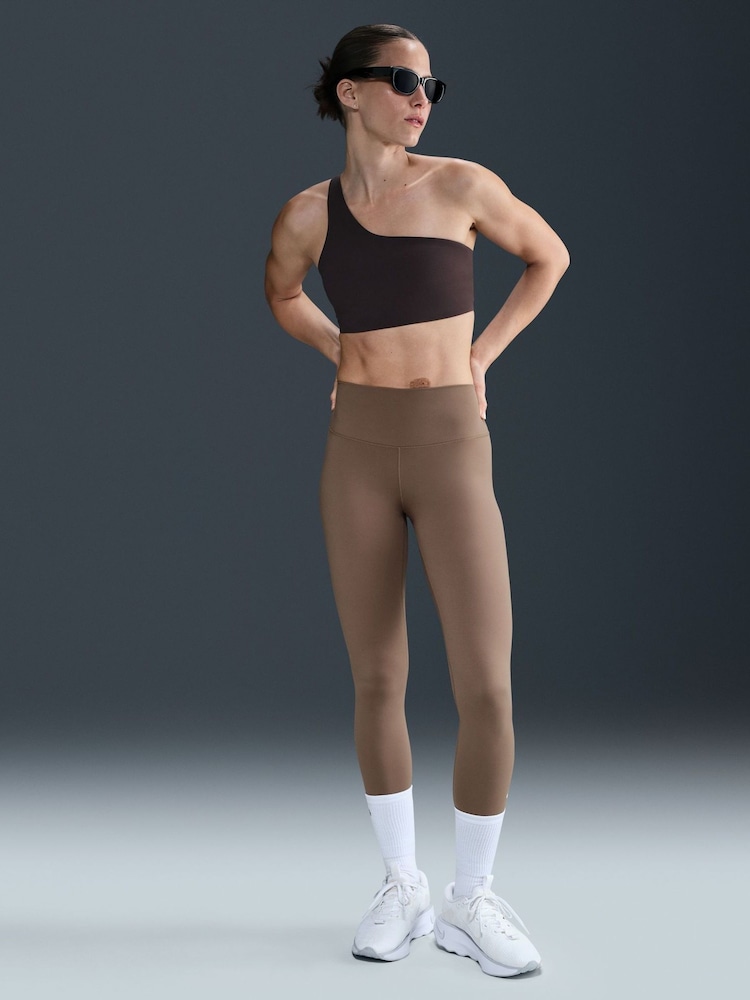 Nike Mink Brown One High Waisted Full Length Leggings - Image 1 of 6