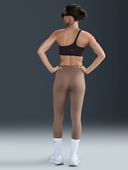 Nike Mink Brown One High Waisted Full Length Leggings - Image 2 of 6