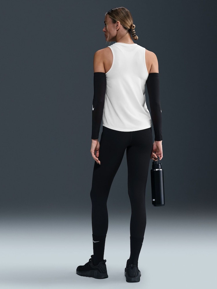 Nike White One Dri-FIT Tank Vest Top - Image 5 of 5 Nike White One Dri-FIT Tank Vest Top - Image 5 of 5