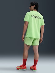 Nike Green London Marathon Running T-Shirt - Image 2 of 5