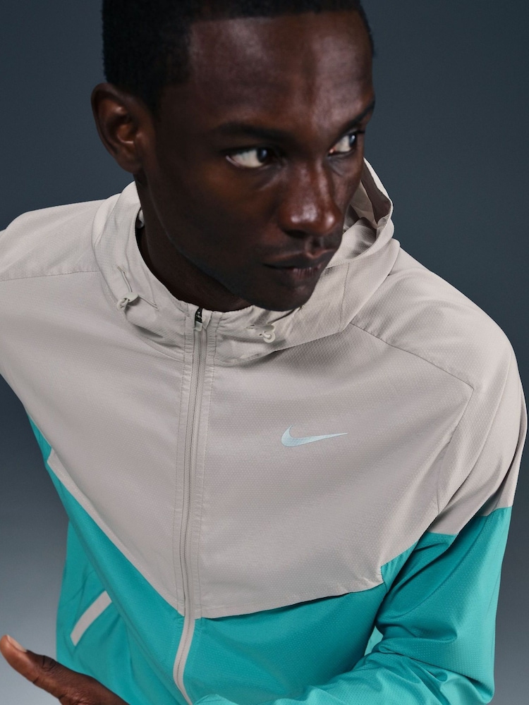 Nike Black Apricot Orange Light Windrunner Running Jacket - Image 6 of 6