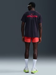 Nike Cave Purple London Marathon Running T-Shirt - Image 2 of 5