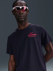 Nike Cave Purple London Marathon Running T-Shirt - Image 4 of 5