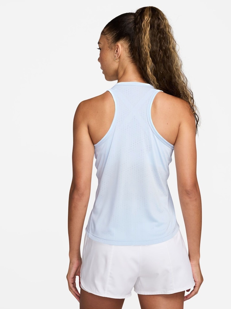 Nike Light Blue Tint Tempo Dri-FIT Running Tank Top - Image 2 of 4