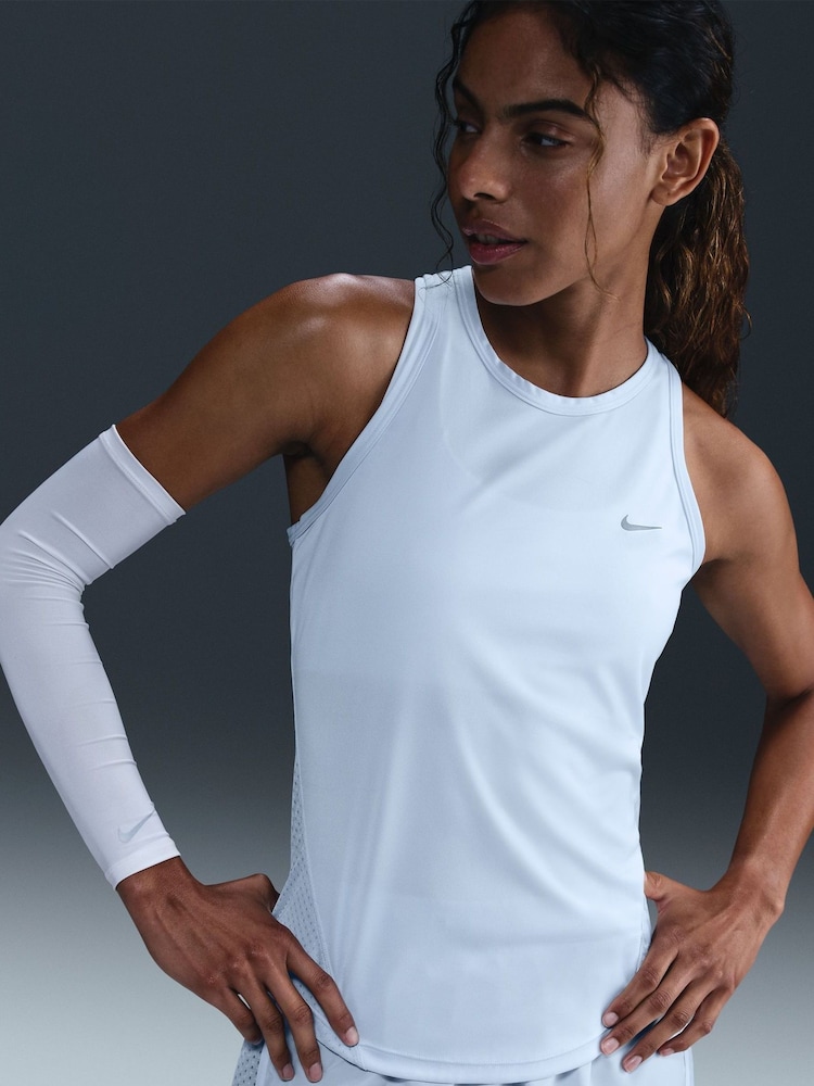 Nike Light Blue Tint Tempo Dri-FIT Running Tank Top - Image 5 of 5