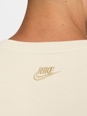 Nike Cream Oversized Club Crew Sweatshirt - Image 4 of 6