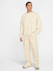 Nike Cream Oversized Club Crew Sweatshirt - Image 5 of 6