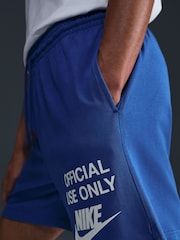 Nike Royal Blue Sportswear Official Use Only Shorts - Image 5 of 5
