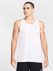 Nike White Stride Dri-FIT ADV Running Vest Top - Image 1 of 9