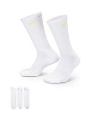 Nike Natural Grey Plus Everyday Cushioned Training Crew Socks - Image 1 of 4