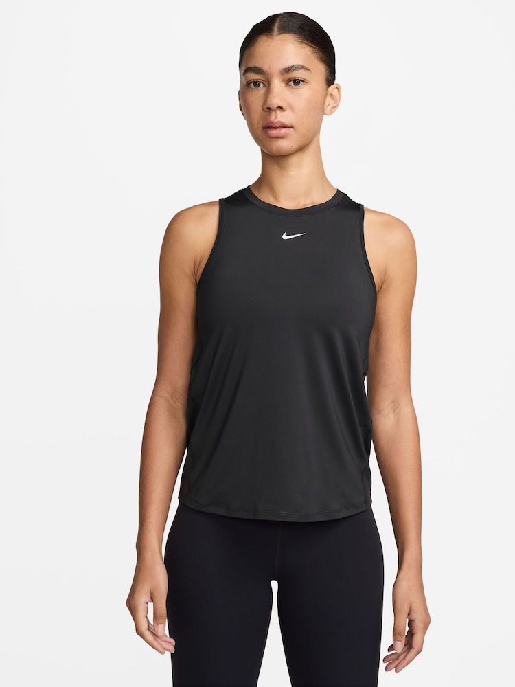 Nike Black One Dri-FIT Tank Vest Top - Image 1 of 3