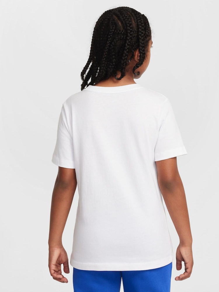 Nike White PSG Crest Graphic T-Shirt - Image 2 of 5