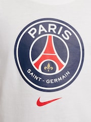 Nike White PSG Crest Graphic T-Shirt - Image 4 of 5