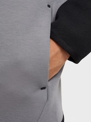 Nike Smoke Grey Tech Fleece Zip-Up Hoodie - Image 7 of 9