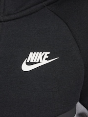 Nike Smoke Grey Tech Fleece Zip-Up Hoodie - Image 8 of 9