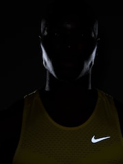 Nike Lightening Yellow Stride Dri-FIT ADV Running Vest Top - Image 4 of 4