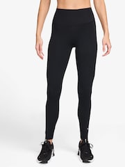 Nike Black One High Waisted Full Length Leggings - Image 1 of 3