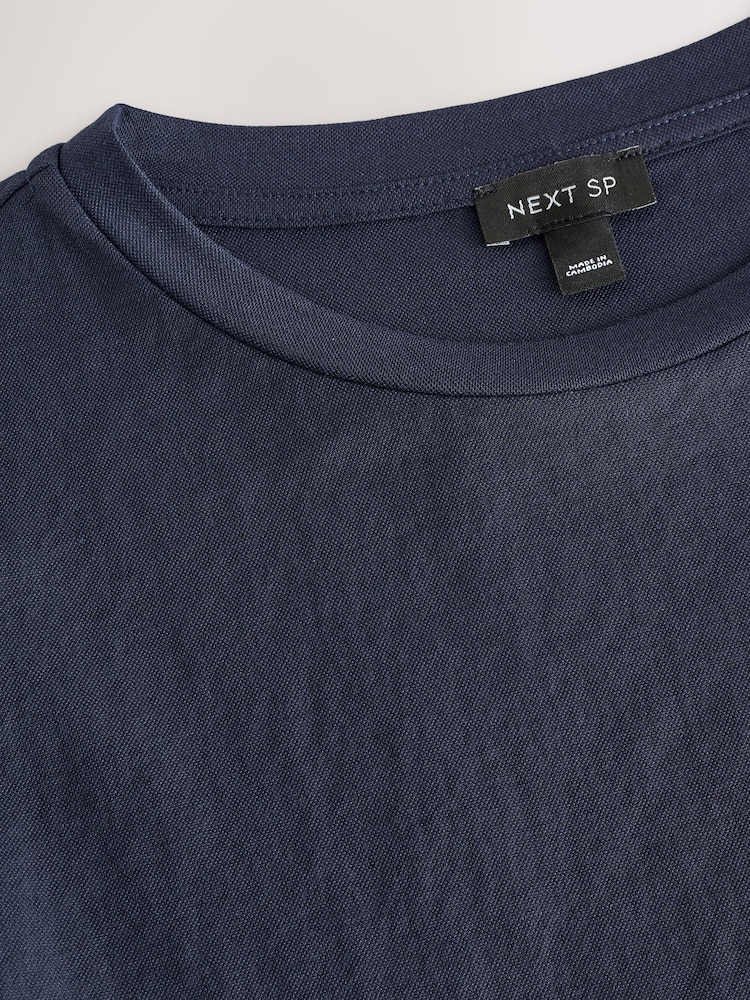 Navy Blue Short Sleeve T-Shirt - Image 2 of 3