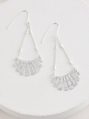 Silver Tone Drop Earrings - Image 2 of 4