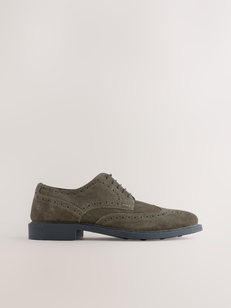 zelena - Semišasti brogue čevlji - Slika 2 iz 6 zelena - Semišasti brogue čevlji - Slika 2 iz 6