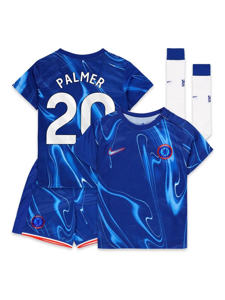 Nike Blue Palmer - 20 Infants Chelsea Home Stadium Kit 2024-25 with Palmer 20 Printing - Image 1 of 3