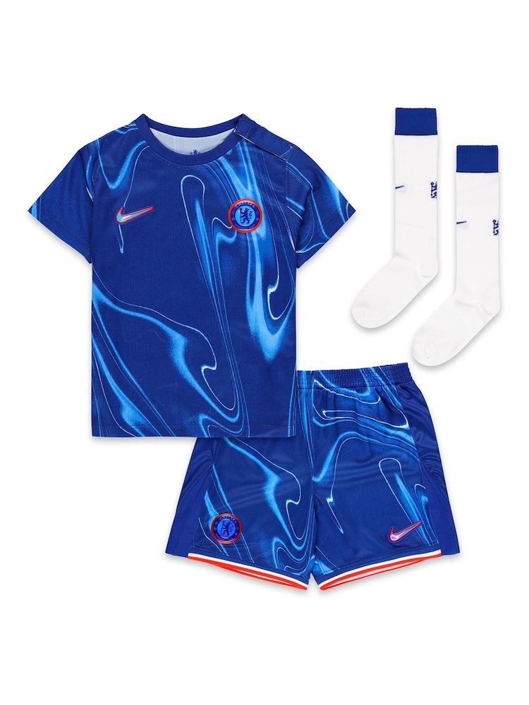Nike Blue Palmer - 20 Infants Chelsea Home Stadium Kit 2024-25 with Palmer 20 Printing - Image 2 of 3