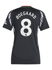 adidas Black Odegaard - 8 Womens Arsenal Away 2024-25 Shirt With Odegaard 8 Printing - Image 3 of 3