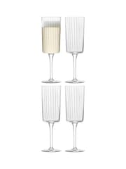 LSA International Gio Line Set of 210ml Champagne Flutes - Image 2 of 4