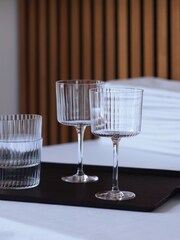 LSA International Gio Line Set of 250ml Wine Glasses - Image 2 of 6