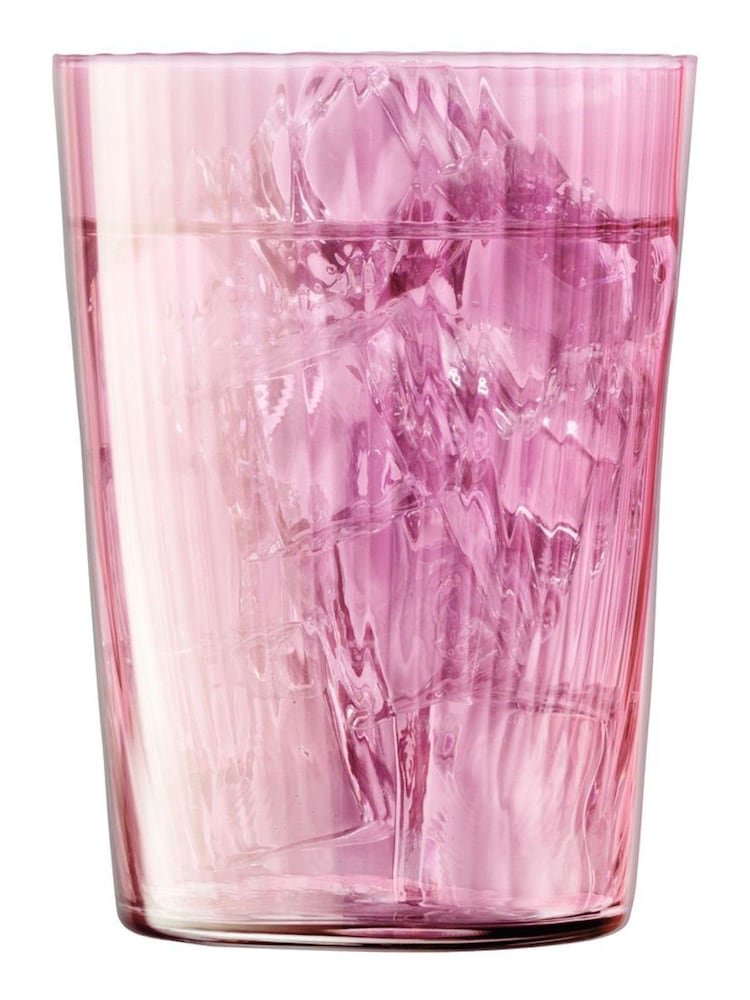 LSA International Set of 4 Garnet Gems Tumblers 560ml Assorted - Image 3 of 5