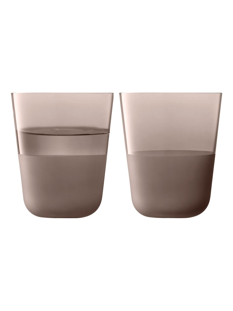 LSA International Set of 2 Arc Contrast Tumblers 380ml - Изображение 1 из 3