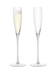 LSA International Aurelia Set of 165ml Grand Champagne Flutes - Image 2 of 4
