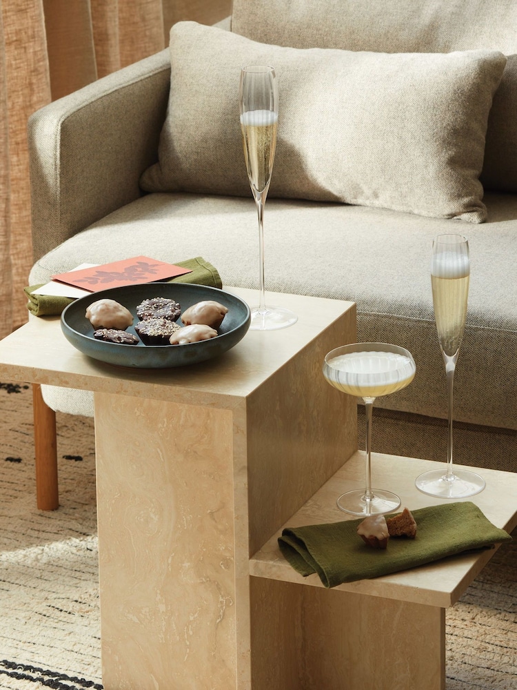 LSA International Aurelia 300ml Set of Champagne Saucers - Image 1 of 1