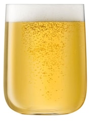 LSA International Borough Bar Glass Set of 625ml Beer Glasses - Image 3 of 5