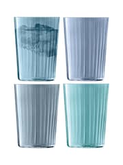 LSA International Set of 4 Sapphire Gems Tumblers 560ml Assorted - Image 2 of 4