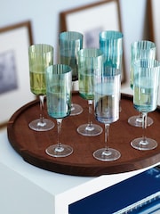 LSA International Jade Gems Assorted Set of 210ml Champagne Flute - Image 1 of 5