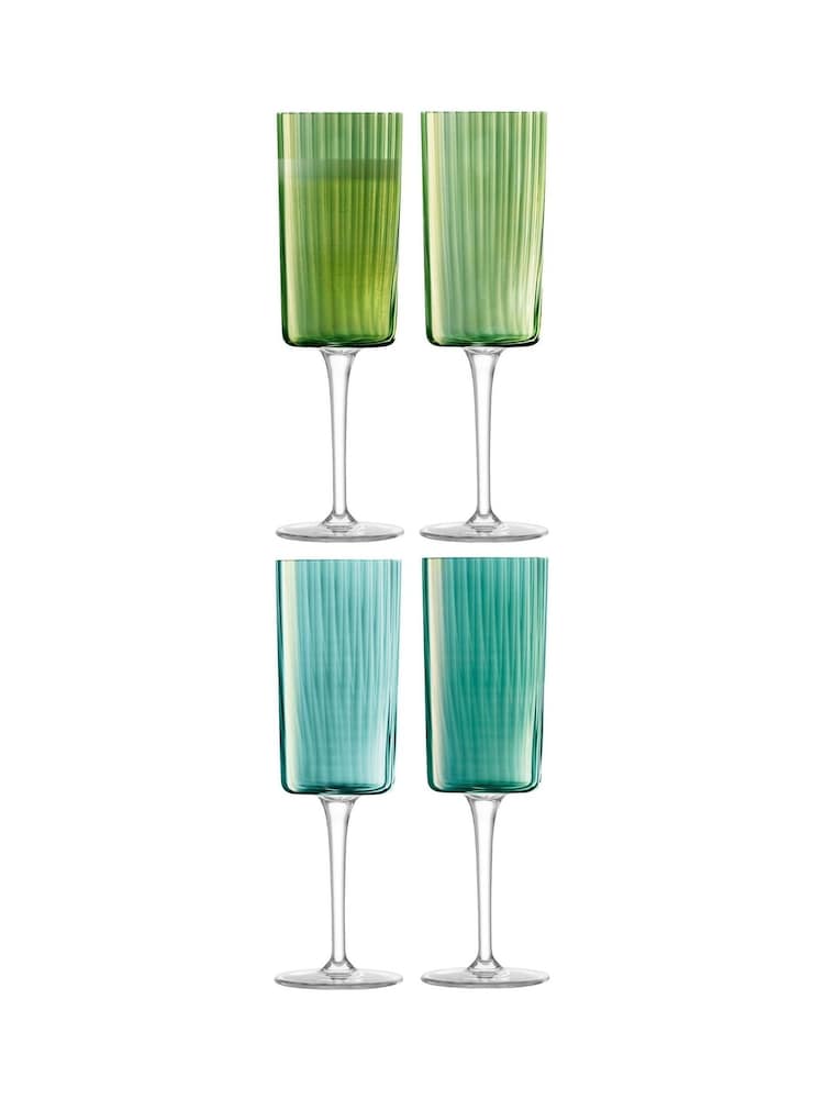 LSA International Jade Gems Assorted Set of 210ml Champagne Flute - Image 2 of 5