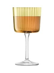LSA International Amber/Orange Gems Assorted Set of 250ml Wine Glasses - Image 4 of 6