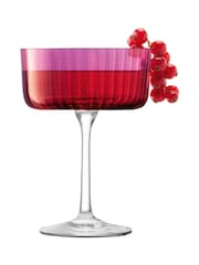 LSA International Garnet Gems Assorted Set of 230ml Champagne Cocktail Glasses - Image 3 of 6
