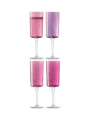 LSA International Garnet Gems Assorted Set of 210ml Champagne Flute - Image 2 of 6
