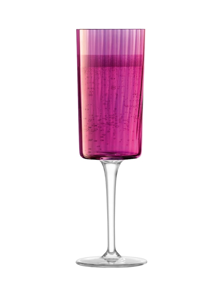 LSA International Garnet Gems Assorted Set of 210ml Champagne Flute - Image 4 of 6
