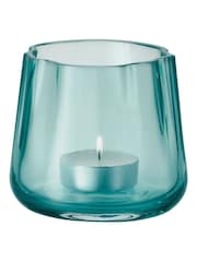 LSA International Sea Green Lagoon Tealight Holder H8cm - Image 2 of 3