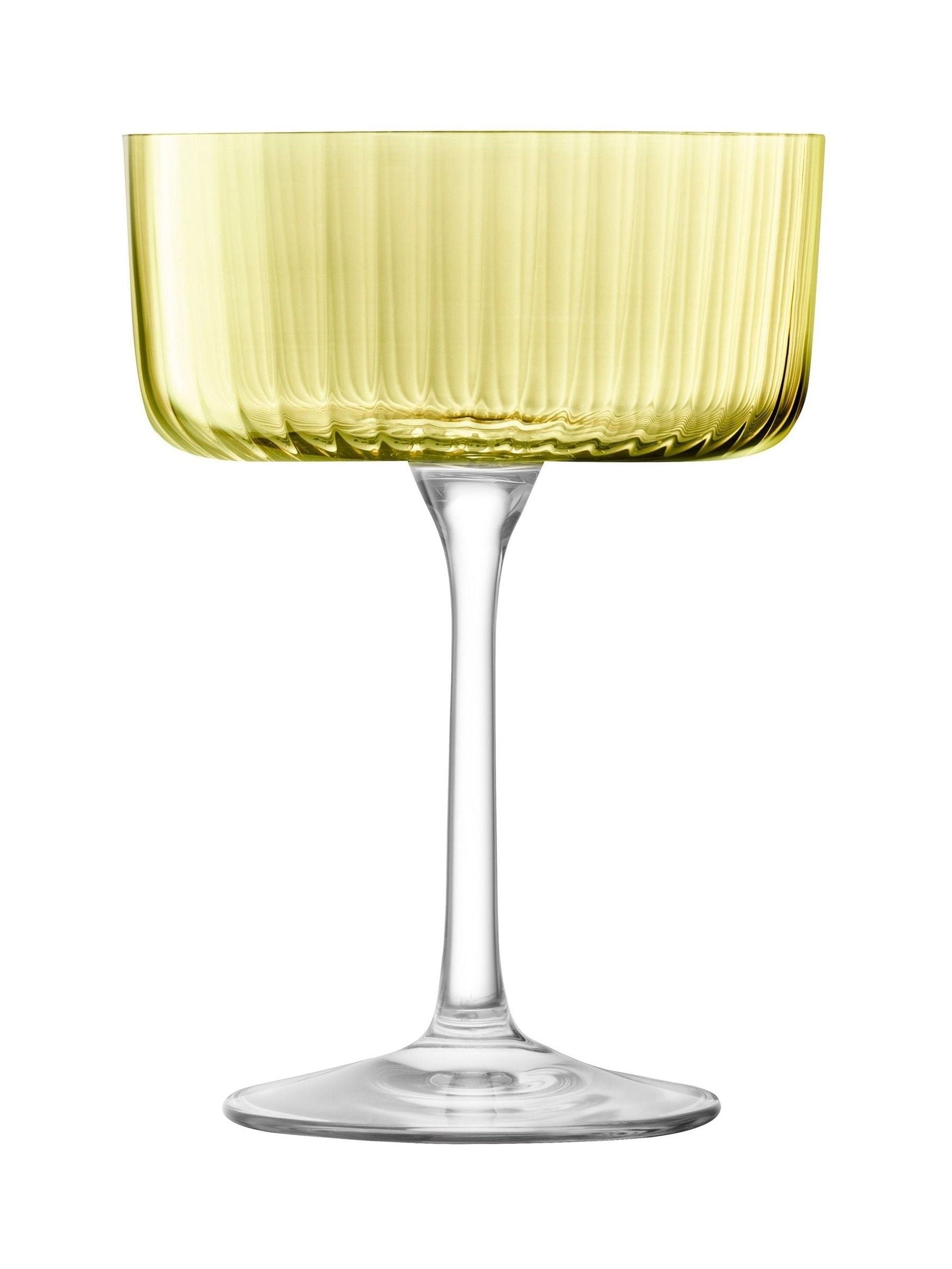 Buy LSA International Amber and Orange Gems Assorted Set of 230ml Champagne Cocktail Glasses from Next Luxembourg