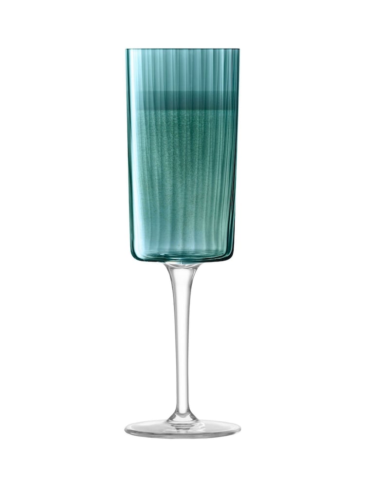 LSA International Sapphire Gems Assorted Set of 210ml Champagne Flute - Image 3 of 5