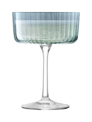LSA International Sapphire Gems Assorted Set of 230ml Champagne Cocktail Glasses - Image 4 of 5