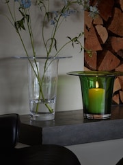 LSA International Clear Victoria Lantern Vase H26cm - Image 1 of 4
