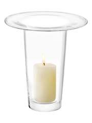 LSA International Clear Victoria Lantern Vase H26cm - Image 3 of 4