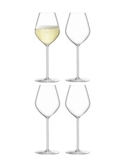 LSA International Borough Set of Tulip 285ml Champagne Flutes - Image 2 of 4