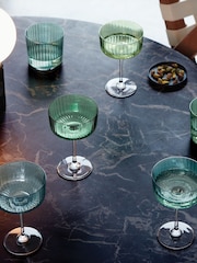 LSA International Jade Gems Assorted Set of 230ml Champagne Cocktail Glasses - Image 1 of 6